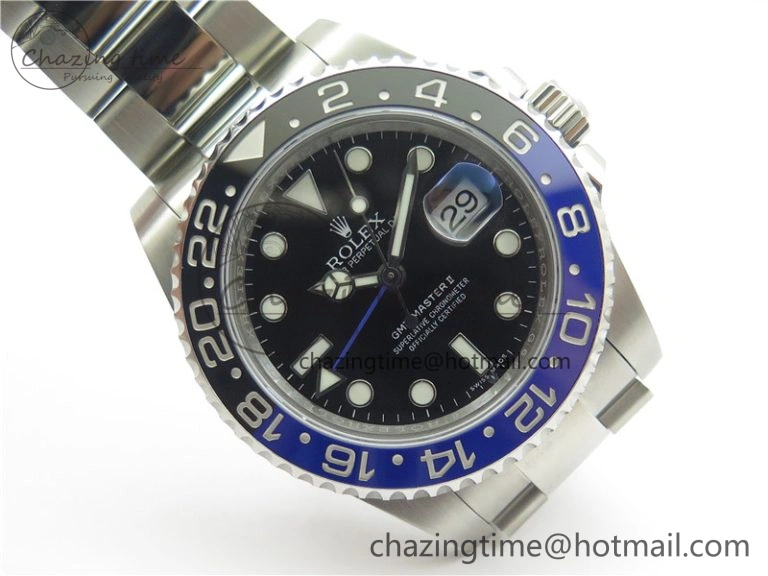 Sophisticated GMT-Master II 116710 BLNR Black Blue Ceramic 904L Steel VRF 1:1 Best Edition VR3186 CHS V3 (CF Bezel) 2497