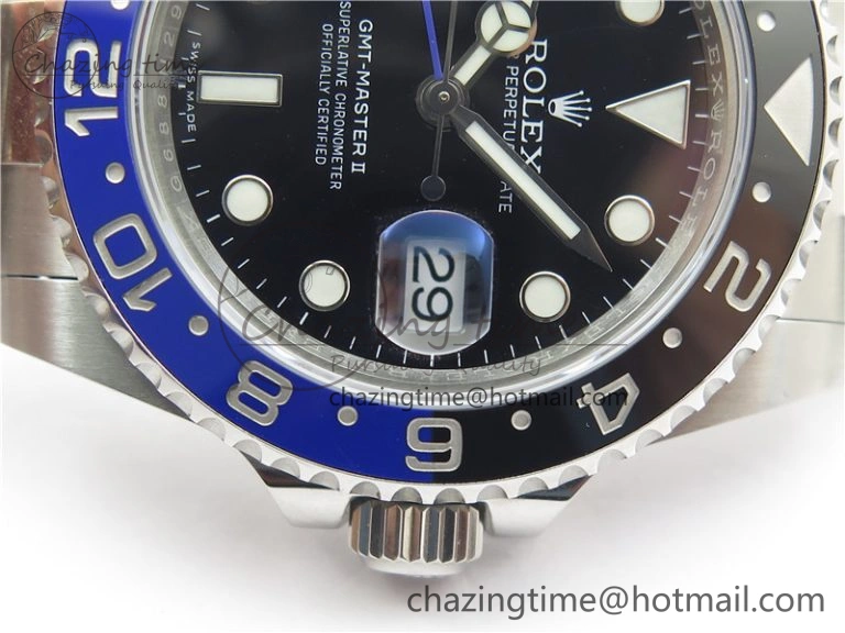 Sophisticated GMT-Master II 116710 BLNR Black Blue Ceramic 904L Steel VRF 1:1 Best Edition VR3186 CHS V3 (CF Bezel) 2497