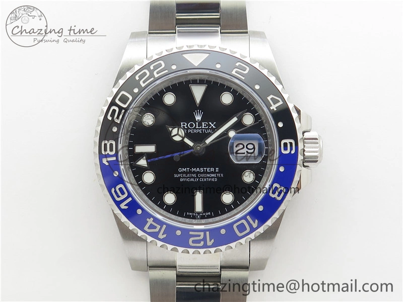 Sophisticated GMT-Master II 116710 BLNR Black Blue Ceramic 904L Steel VRF 1:1 Best Edition VR3186 CHS V3 (CF Bezel) 2497
