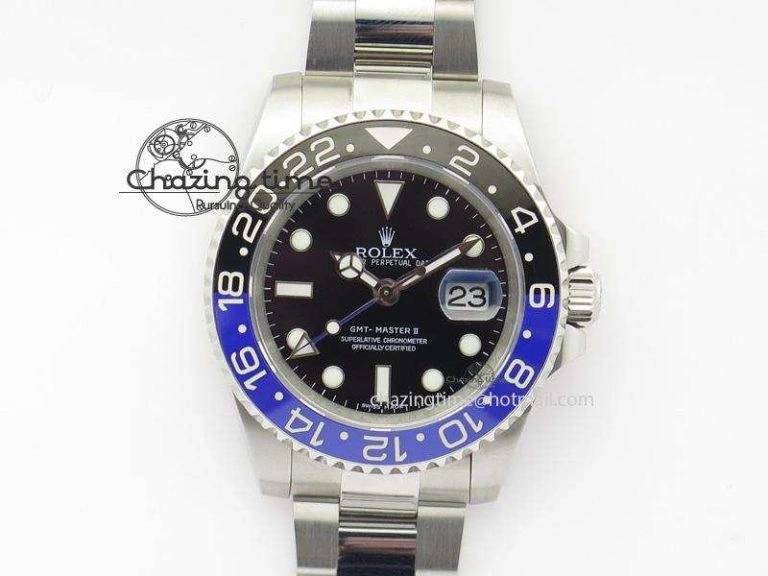 TimelessDesign GMT-Master II 116710 BLNR Black Blue Ceramic JF Best Edition On SS Bracelet A2836 V 3965