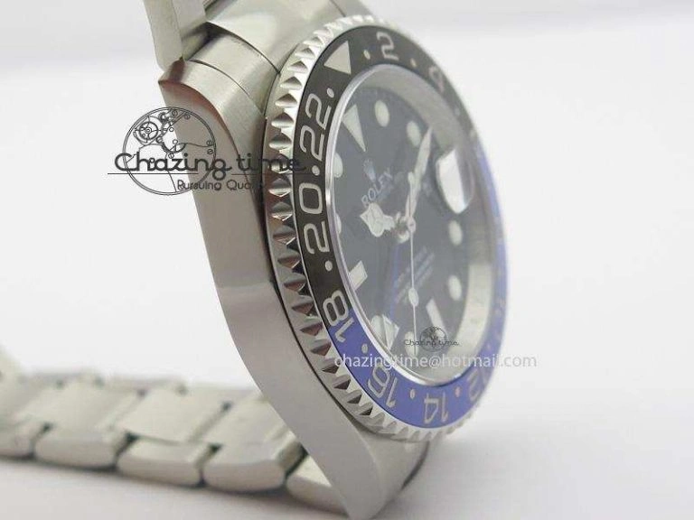 TimelessDesign GMT-Master II 116710 BLNR Black Blue Ceramic JF Best Edition On SS Bracelet A2836 V 3965