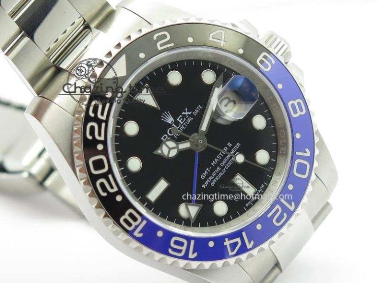 TimelessDesign GMT-Master II 116710 BLNR Black Blue Ceramic JF Best Edition On SS Bracelet A2836 V 3965