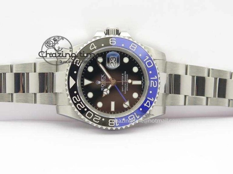 TimelessDesign GMT-Master II 116710 BLNR Black Blue Ceramic JF Best Edition On SS Bracelet A2836 V 3965