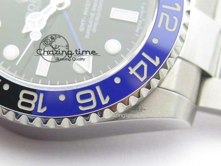 TimelessDesign GMT-Master II 116710 BLNR Black Blue Ceramic JF Best Edition On SS Bracelet A2836 V 3965