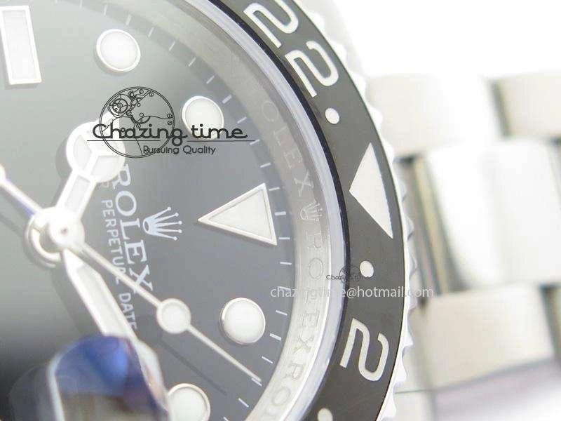 TimelessDesign GMT-Master II 116710 BLNR Black Blue Ceramic JF Best Edition On SS Bracelet A2836 V 3965