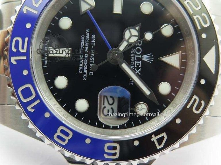TimelessDesign GMT-Master II 116710 BLNR Black Blue Ceramic JF Best Edition On SS Bracelet A2836 V 3965
