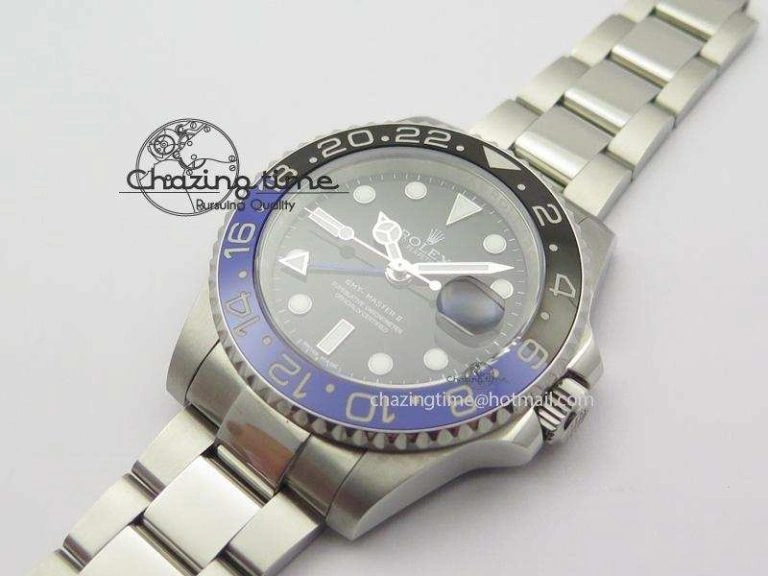 TimelessDesign GMT-Master II 116710 BLNR Black Blue Ceramic JF Best Edition On SS Bracelet A2836 V 3965