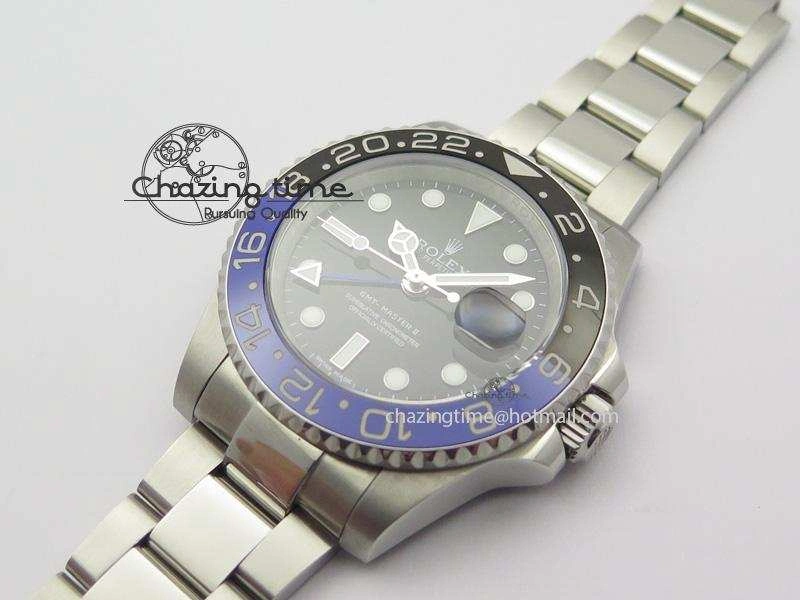 TimelessDesign GMT-Master II 116710 BLNR Black Blue Ceramic JF Best Edition On SS Bracelet A2836 V 3965