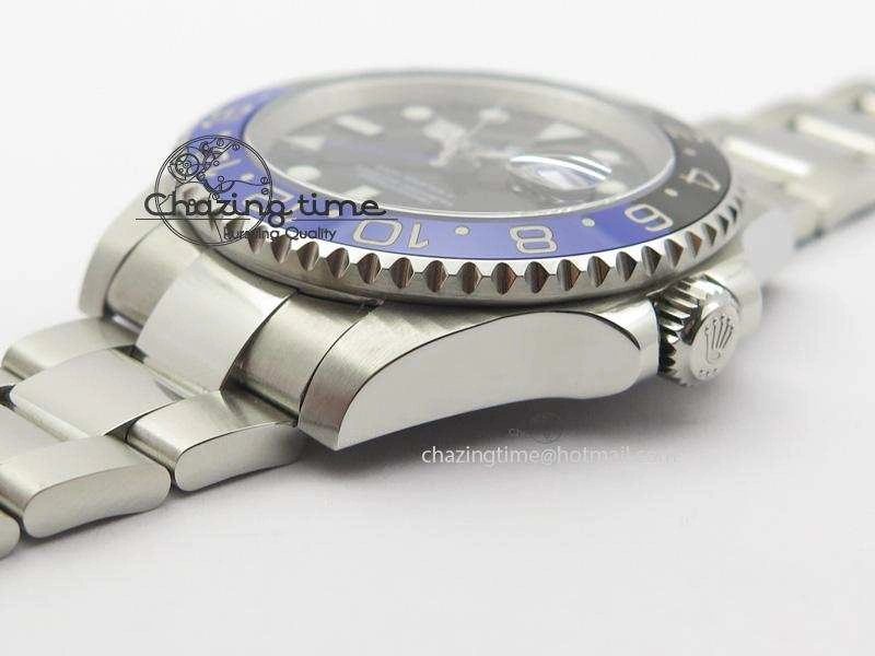 TimelessDesign GMT-Master II 116710 BLNR Black Blue Ceramic JF Best Edition On SS Bracelet A2836 V 3965