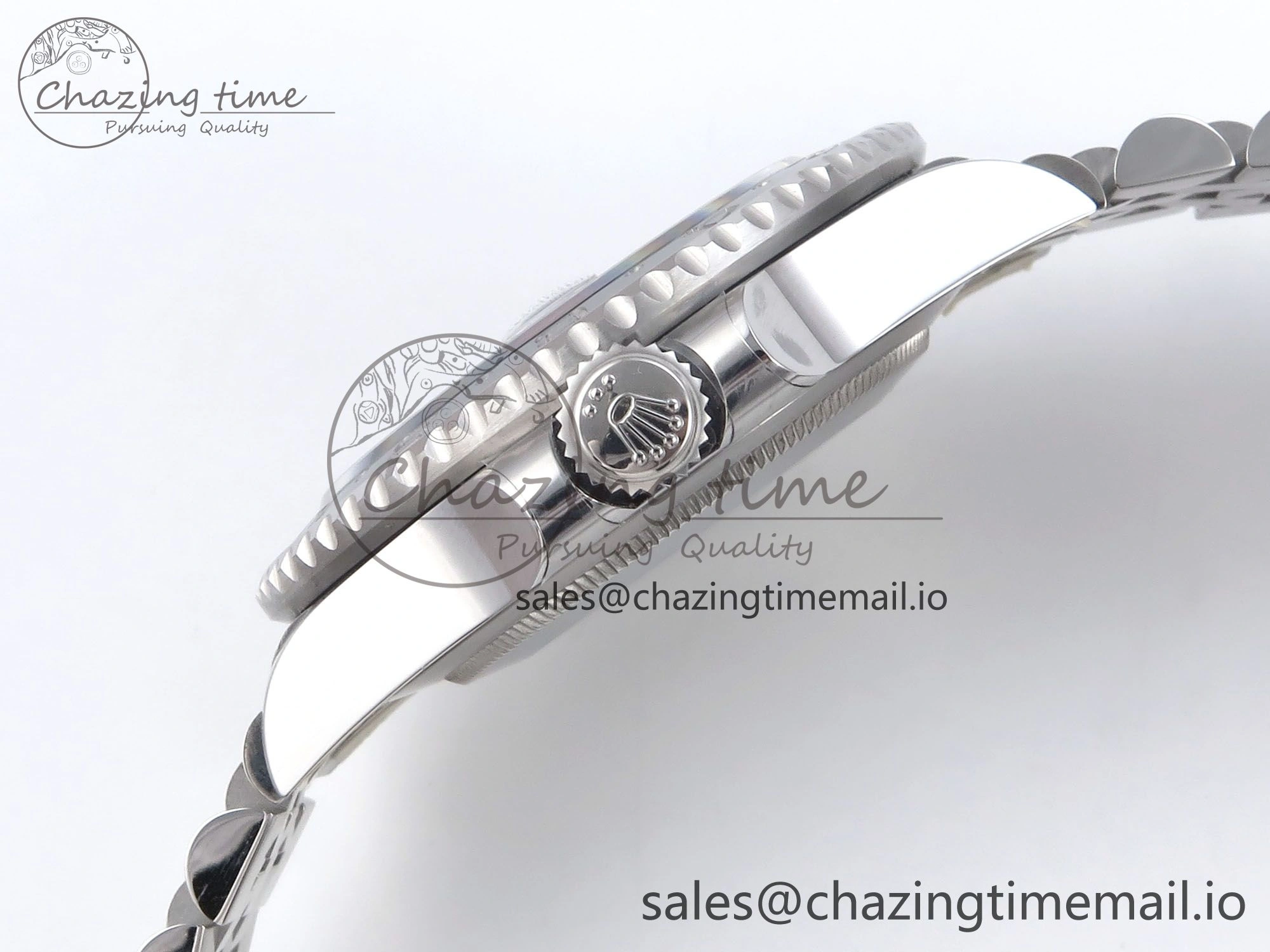 Stretchable GMT Master II 116710 GRNR QF+ 1:1 Best Edition 904L Steel Black Dial on SS Bracelet SH 859
