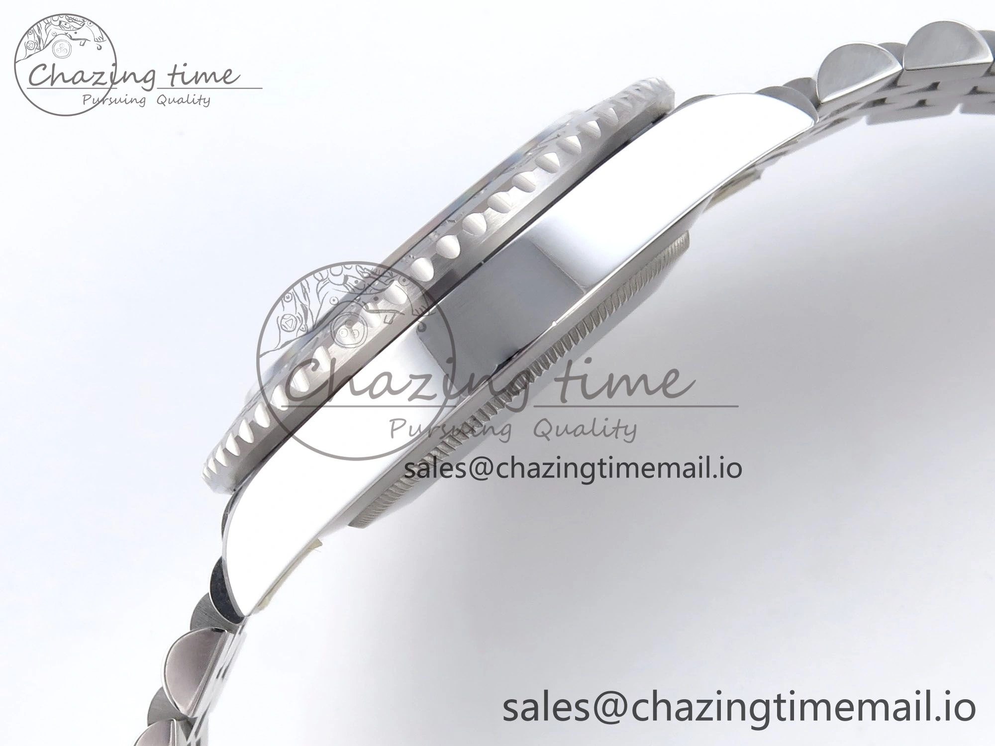 Stretchable GMT Master II 116710 GRNR QF+ 1:1 Best Edition 904L Steel Black Dial on SS Bracelet SH 859