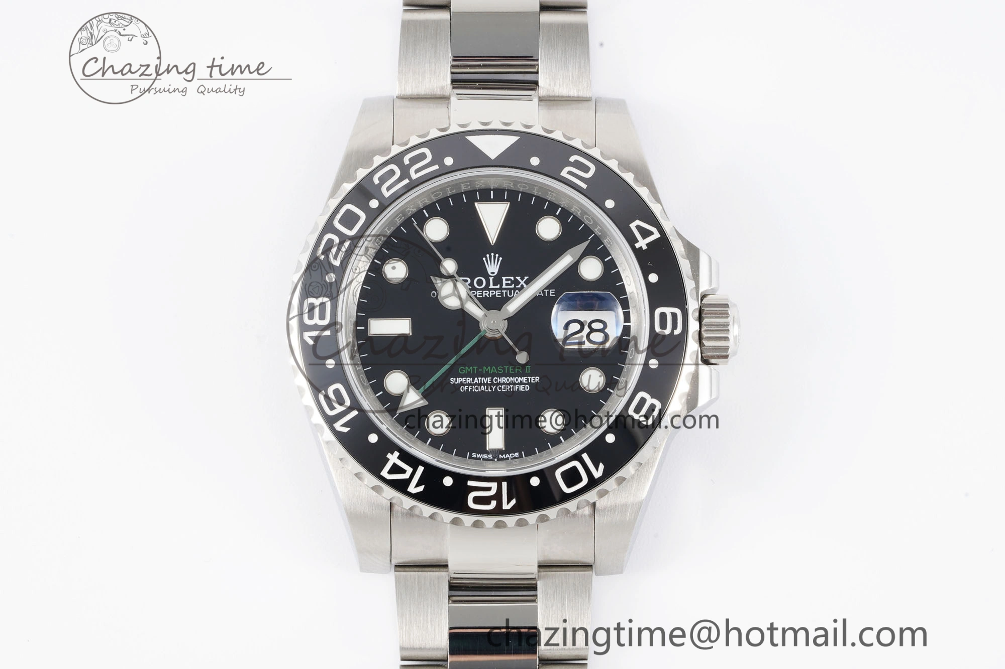 GMT Master II 116710 LN 904L SS APF 1:1 Best Edition on Oyster Bracelet VR3186 CHS TopPick 2043