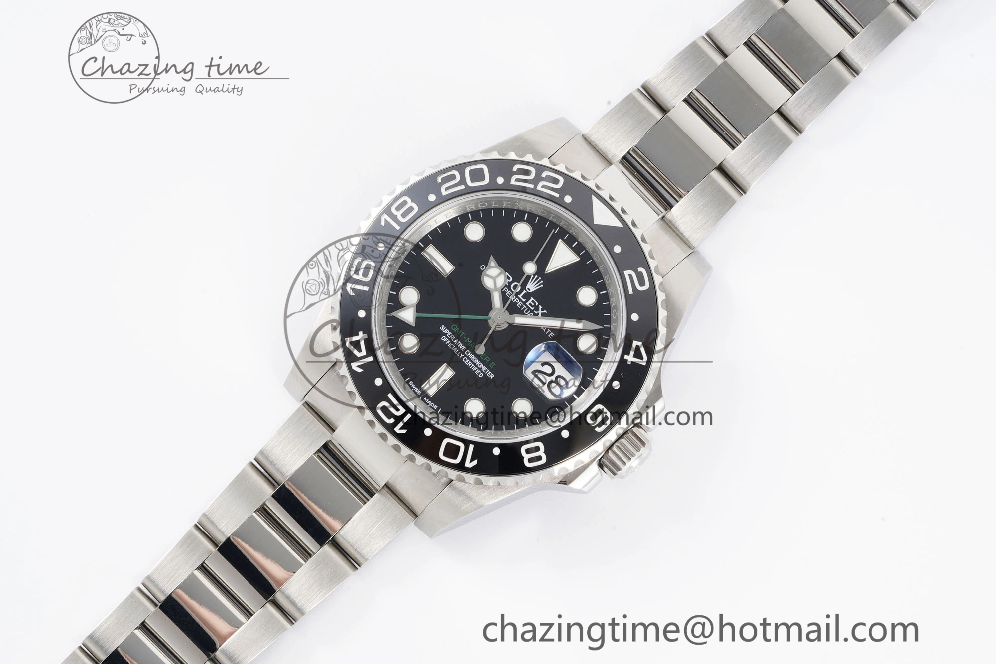 GMT Master II 116710 LN 904L SS APF 1:1 Best Edition on Oyster Bracelet VR3186 CHS TopPick 2043