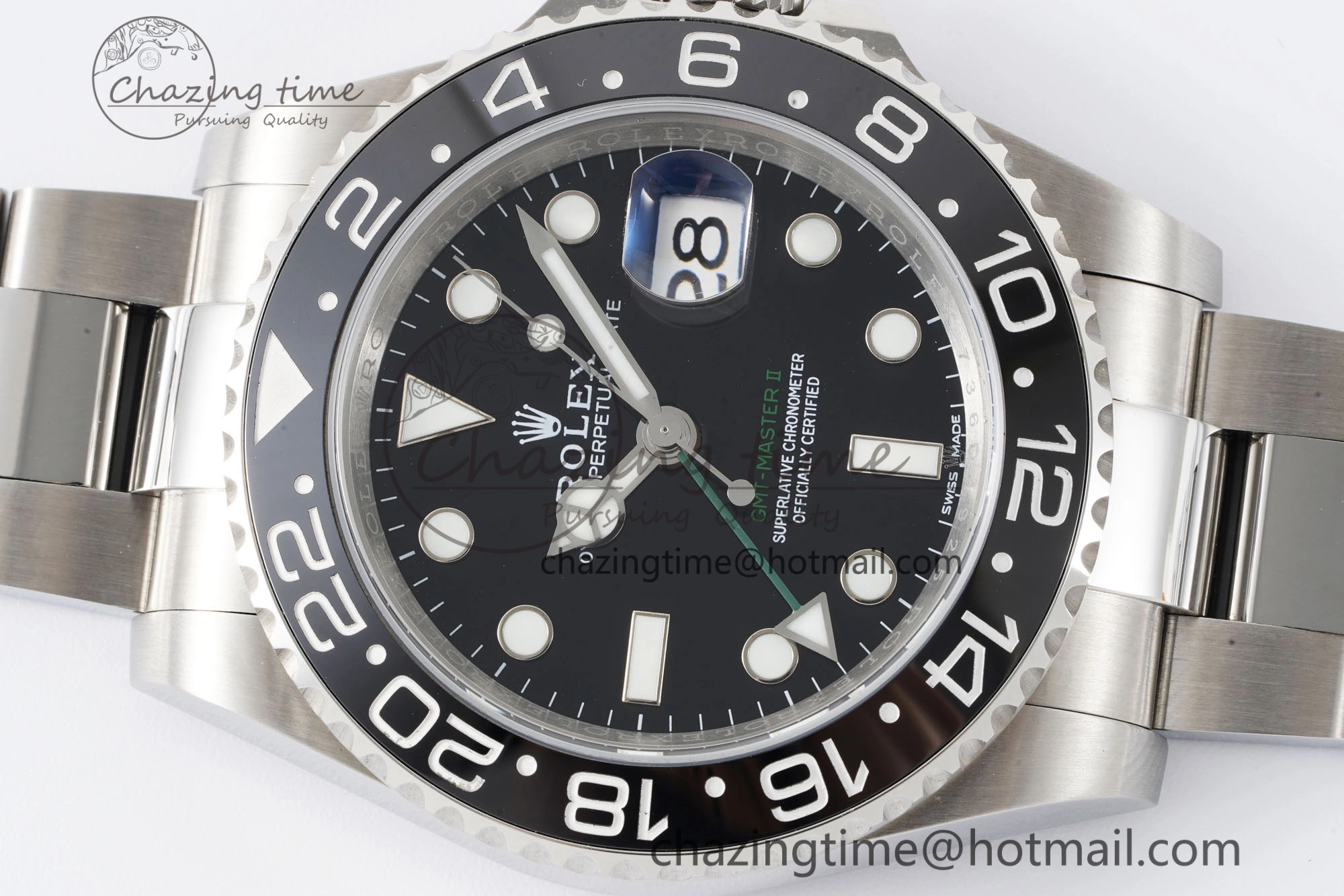 GMT Master II 116710 LN 904L SS APF 1:1 Best Edition on Oyster Bracelet VR3186 CHS TopPick 2043