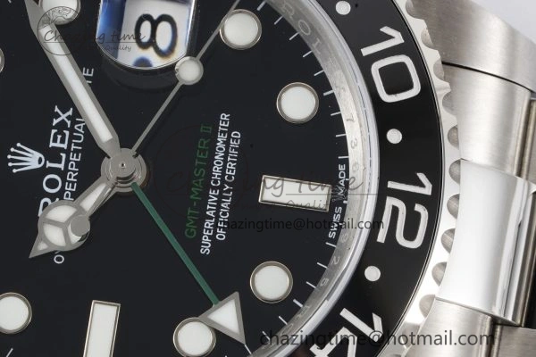 GMT Master II 116710 LN 904L SS APF 1:1 Best Edition on Oyster Bracelet VR3186 CHS TopPick 2043