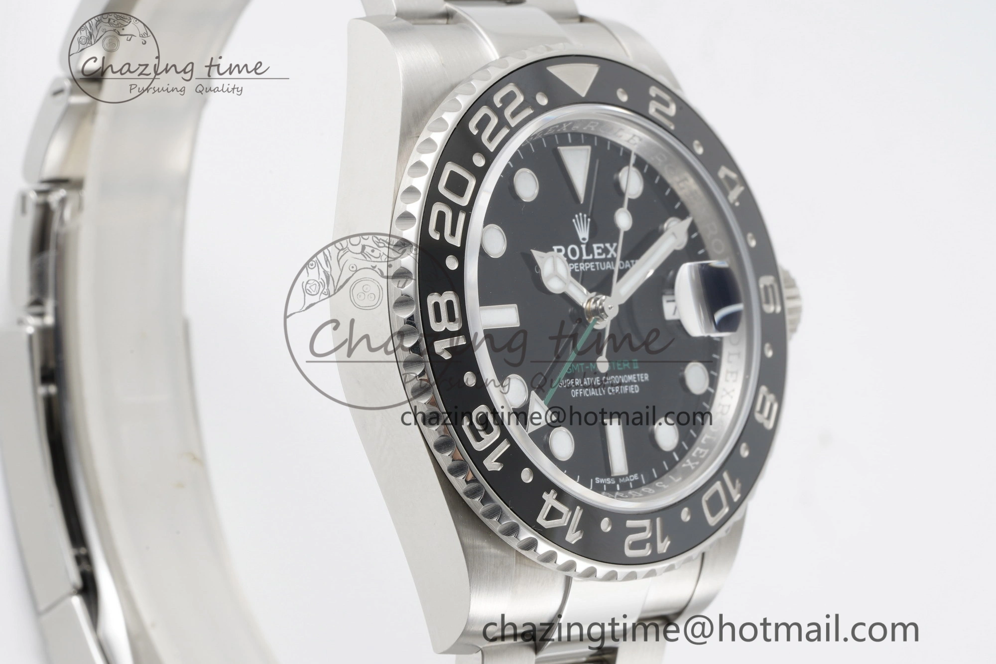MultiPurpose GMT Master II 116710 LN 904L SS C+F 1:1 Best Edition Black Dial on Oyster Bracelet VR3285 CHS 2252