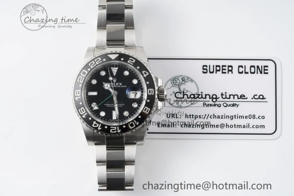 MultiPurpose GMT Master II 116710 LN 904L SS C+F 1:1 Best Edition Black Dial on Oyster Bracelet VR3285 CHS 2252