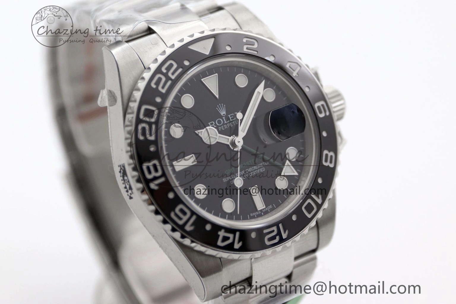 GMT Master II 116710 LN 904L SS TW+ Best Edition on Oyster Bracelet VR3186 CHS Cozy 1980