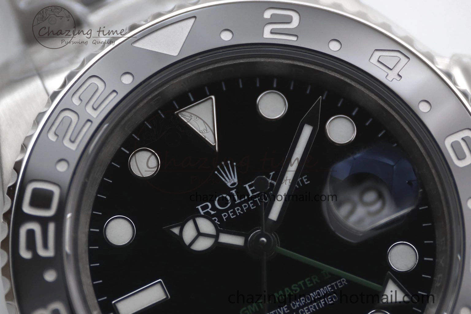 GMT Master II 116710 LN 904L SS TW+ Best Edition on Oyster Bracelet VR3186 CHS Cozy 1980