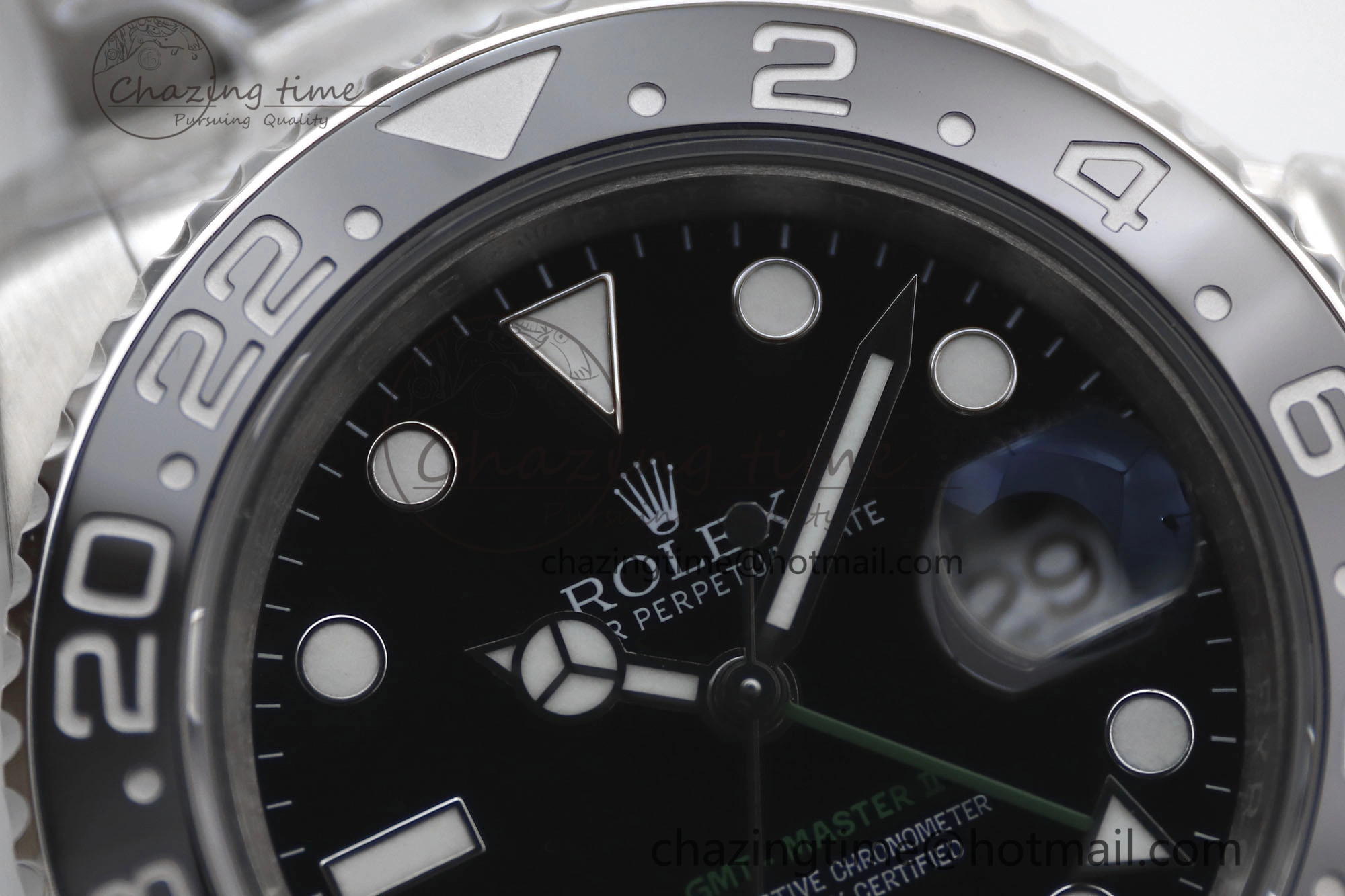 GMT Master II 116710 LN 904L SS TW+ Best Edition on Oyster Bracelet VR3186 CHS Cozy 1980