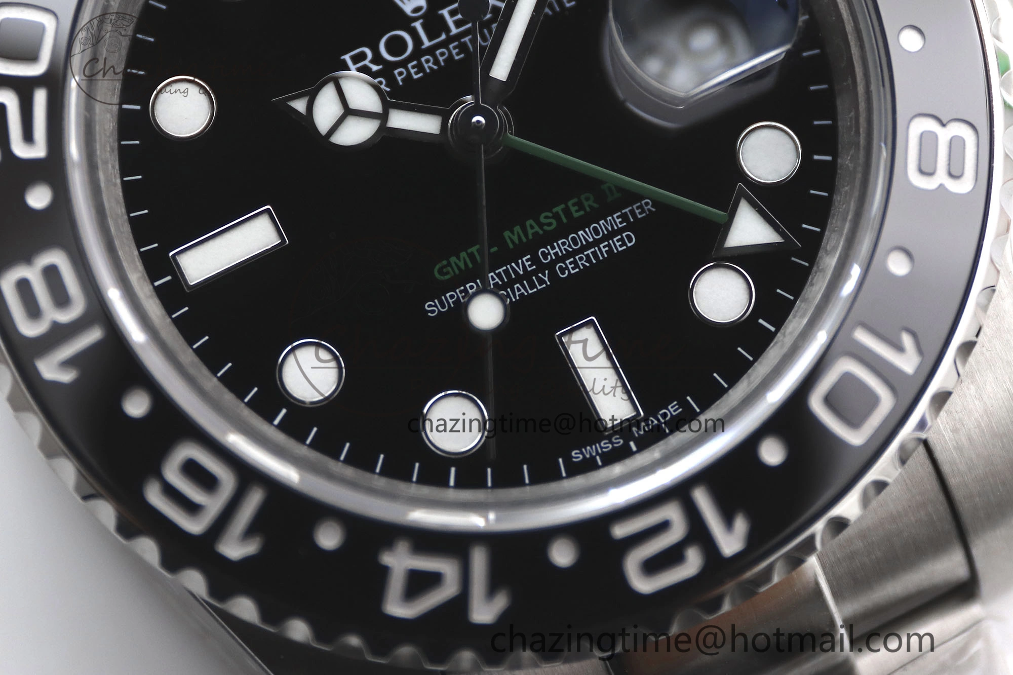 GMT Master II 116710 LN 904L SS TW+ Best Edition on Oyster Bracelet VR3186 CHS Cozy 1980