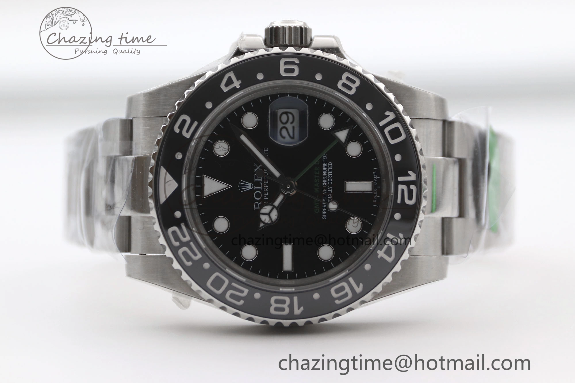 GMT Master II 116710 LN 904L SS TW+ Best Edition on Oyster Bracelet VR3186 CHS Cozy 1980