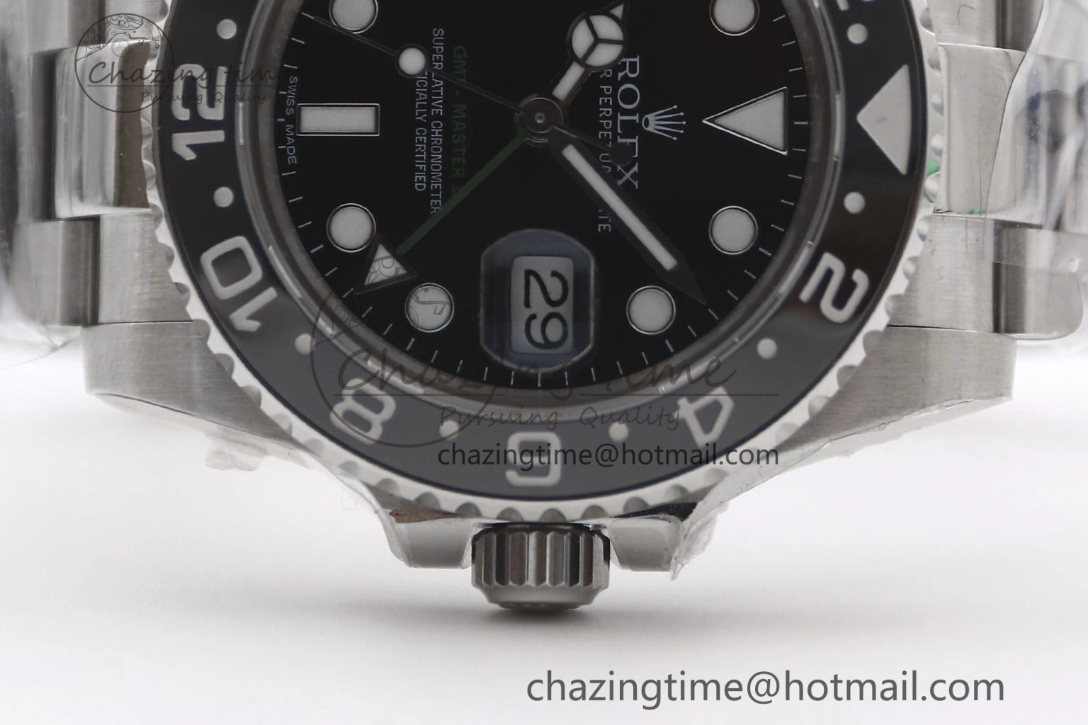 GMT Master II 116710 LN 904L SS TW+ Best Edition on Oyster Bracelet VR3186 CHS Cozy 1980