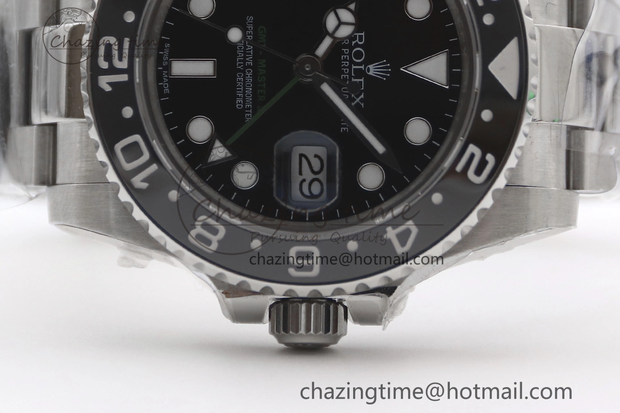 GMT Master II 116710 LN 904L SS TW+ Best Edition on Oyster Bracelet VR3186 CHS Cozy 1980