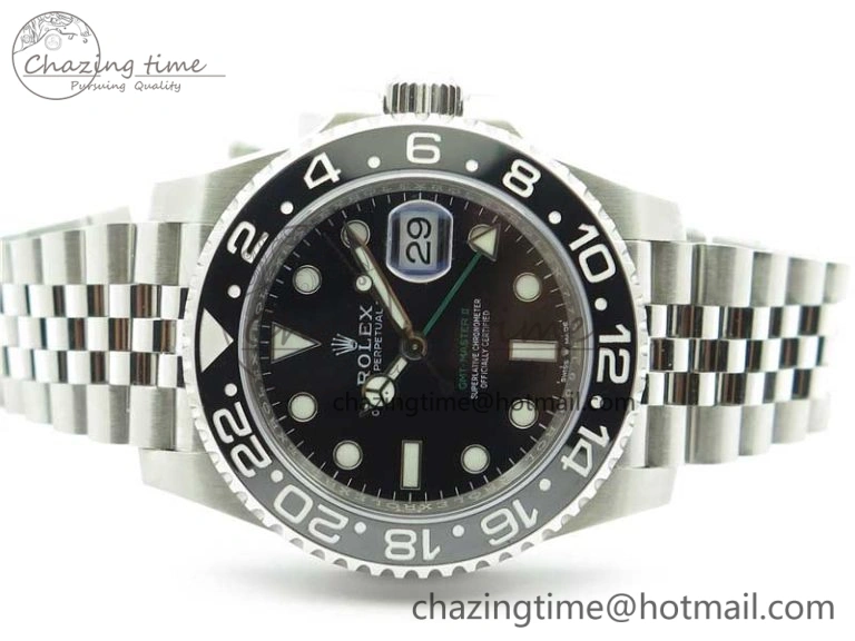 Lightweight GMT-Master II 116710 LN Black Ceramic 904L D1F 1:1 Best Edition On Jubilee Bracelet SA 2957