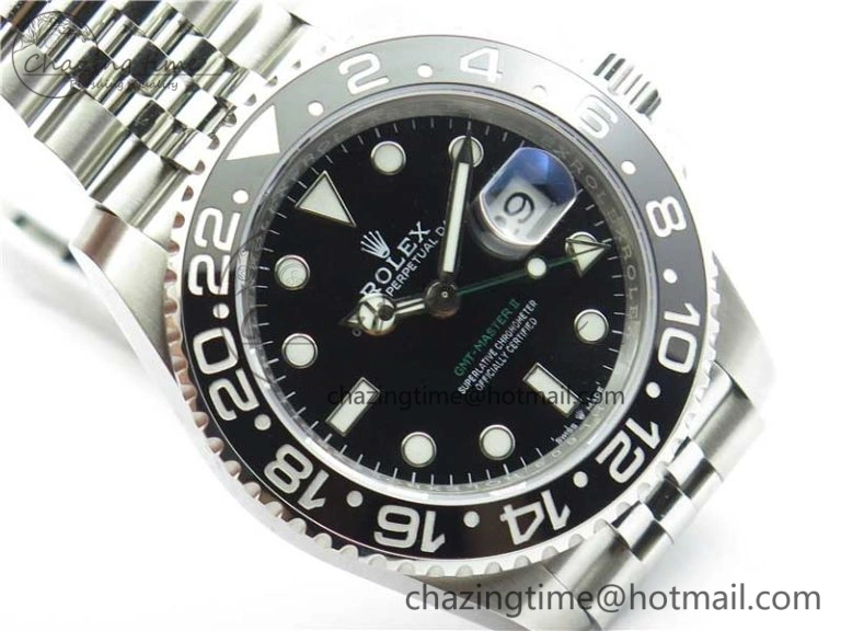 Lightweight GMT-Master II 116710 LN Black Ceramic 904L D1F 1:1 Best Edition On Jubilee Bracelet SA 2957