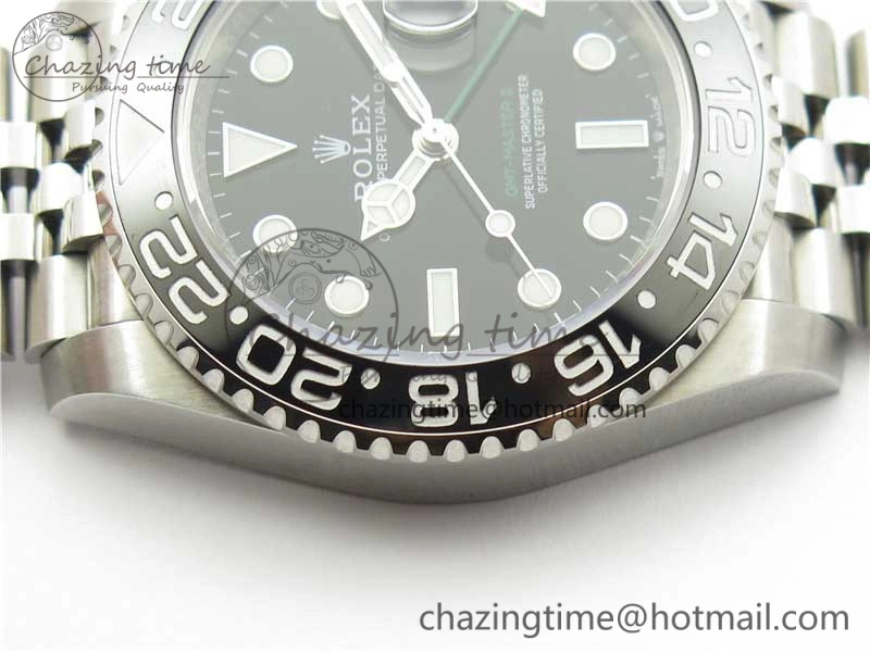 Lightweight GMT-Master II 116710 LN Black Ceramic 904L D1F 1:1 Best Edition On Jubilee Bracelet SA 2957