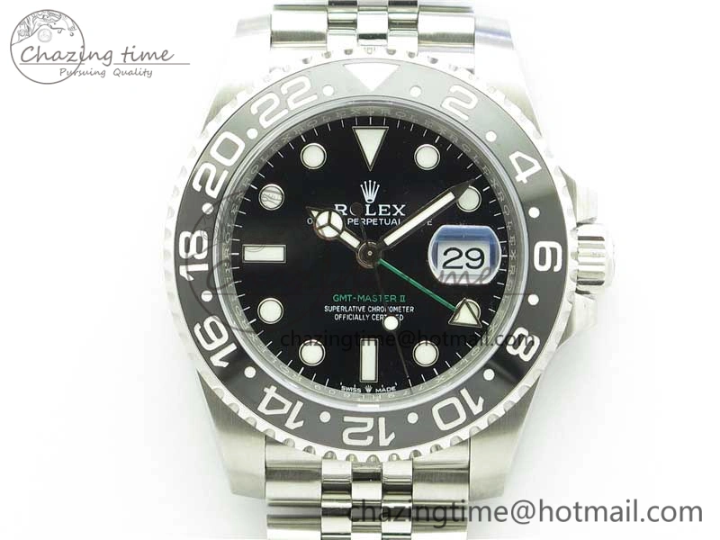 Lightweight GMT-Master II 116710 LN Black Ceramic 904L D1F 1:1 Best Edition On Jubilee Bracelet SA 2957