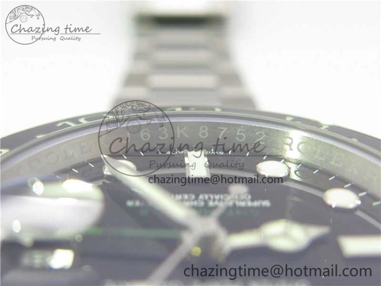 GMT-Master II 116710 LN Black Ceramic 904L Steel 1:1 Noob Best Edition A3186 V10 (Correct Hand Stack) MoistureWicking 3219