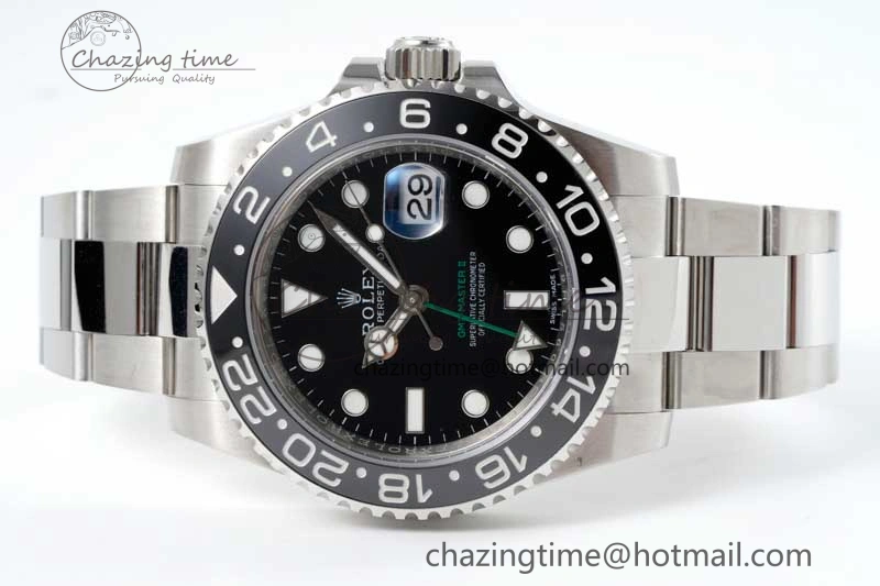 GMT-Master II 116710 LN Black Ceramic 904L Steel APSF 1:1 Best Edition VR3186 CHS Lightweight 2378