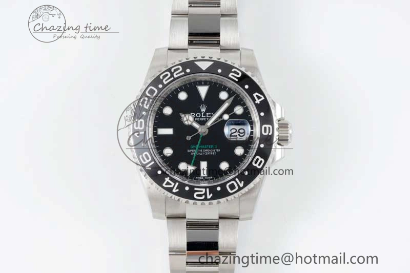GMT-Master II 116710 LN Black Ceramic 904L Steel APSF 1:1 Best Edition VR3186 CHS Lightweight 2378