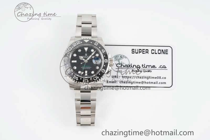 GMT-Master II 116710 LN Black Ceramic 904L Steel APSF 1:1 Best Edition VR3186 CHS Lightweight 2378