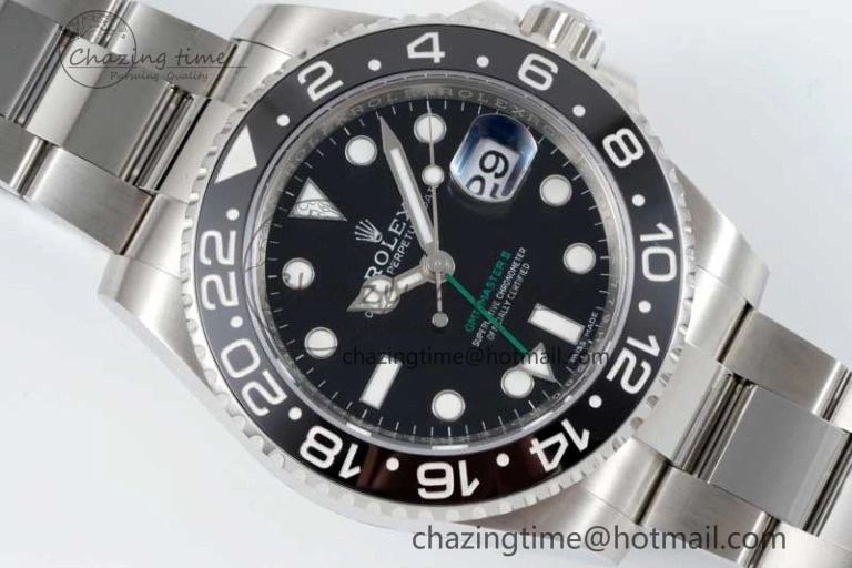 GMT-Master II 116710 LN Black Ceramic 904L Steel APSF 1:1 Best Edition VR3186 CHS Lightweight 2378