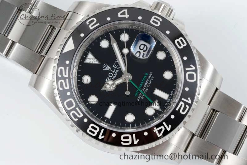 GMT-Master II 116710 LN Black Ceramic 904L Steel APSF 1:1 Best Edition VR3186 CHS Lightweight 2378