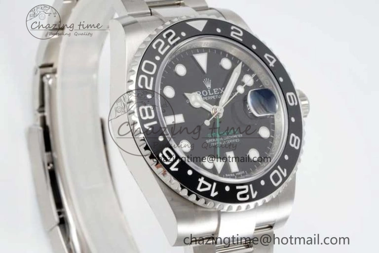 GMT-Master II 116710 LN Black Ceramic 904L Steel APSF 1:1 Best Edition VR3186 CHS Lightweight 2378