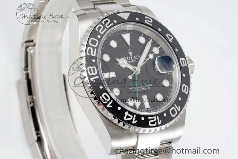 GMT-Master II 116710 LN Black Ceramic 904L Steel APSF 1:1 Best Edition VR3186 CHS Lightweight 2378