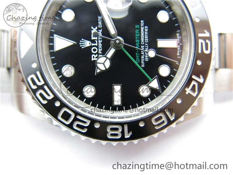Breathable GMT-Master II 116710 LN Black Ceramic 904L Steel ARF 1:1 Best Edition SH3186 CHS 3203