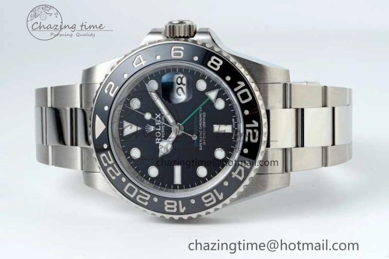 GMT-Master II 116710 LN Black Ceramic 904L Steel NTF 1:1 Best Edition on Oyster Strap VR3186 CHS SoftTouch 2300