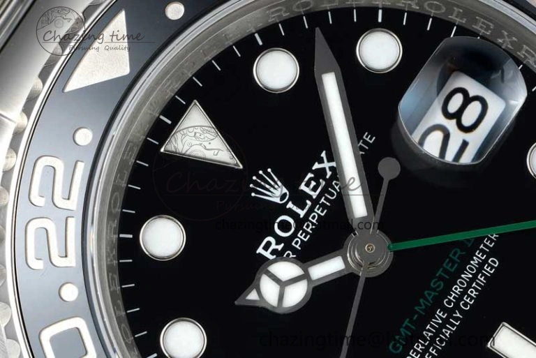 GMT-Master II 116710 LN Black Ceramic 904L Steel NTF 1:1 Best Edition on Oyster Strap VR3186 CHS SoftTouch 2300