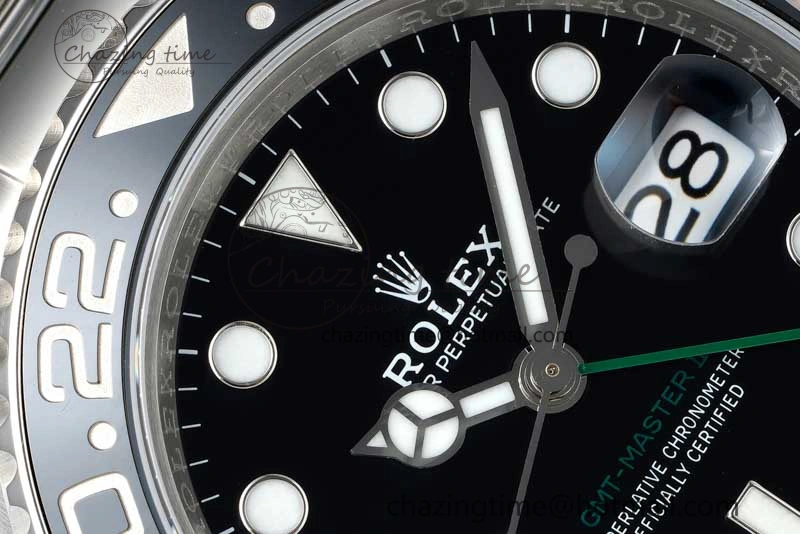 GMT-Master II 116710 LN Black Ceramic 904L Steel NTF 1:1 Best Edition on Oyster Strap VR3186 CHS SoftTouch 2300