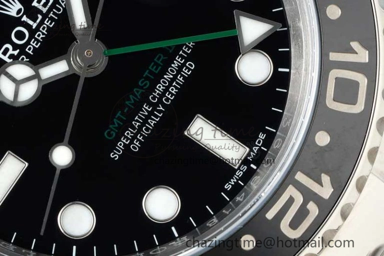 GMT-Master II 116710 LN Black Ceramic 904L Steel NTF 1:1 Best Edition on Oyster Strap VR3186 CHS SoftTouch 2300