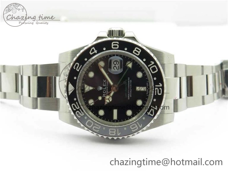 GMT-Master II 116710 LN Black Ceramic 904L Steel Noob 1:1 Best Edition SA3186 CHS V Compact 2877