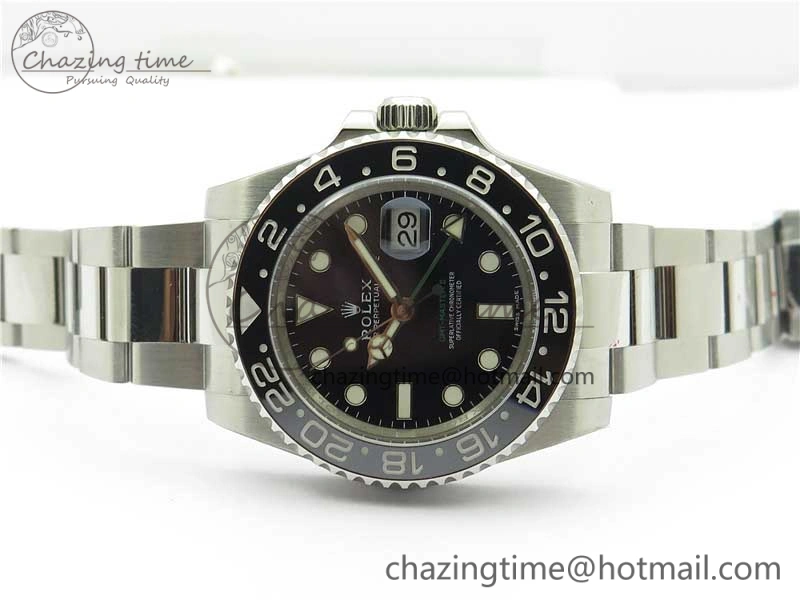 GMT-Master II 116710 LN Black Ceramic 904L Steel Noob 1:1 Best Edition SA3186 CHS V Compact 2877