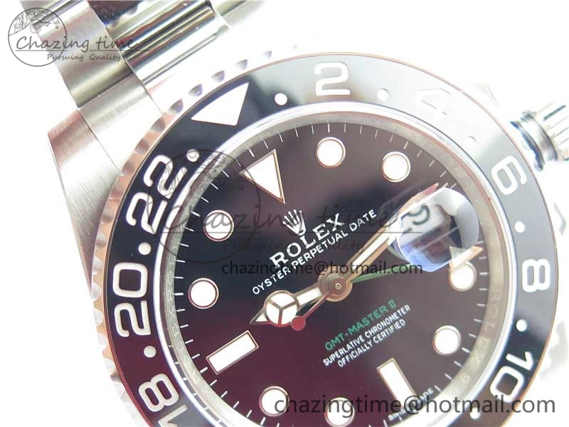 GMT-Master II 116710 LN Black Ceramic 904L Steel Noob 1:1 Best Edition SA3186 CHS V Compact 2877