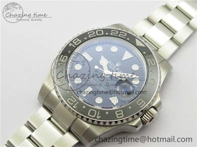 GMT-Master II 116710 LN Black Ceramic 904L Steel Noob 1:1 Best Edition SA3186 CHS V Compact 2877