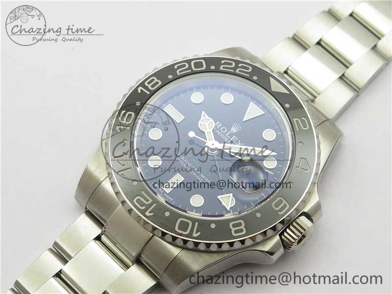 GMT-Master II 116710 LN Black Ceramic 904L Steel Noob 1:1 Best Edition SA3186 CHS V Compact 2877